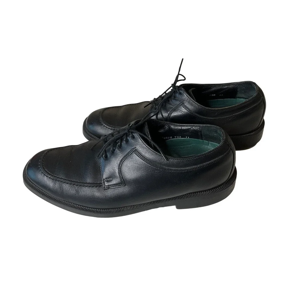 Florsheim Black Lace Up Dress‎ Shoes Leather Business Casual Office Wedding 8.5